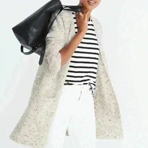 Madewell Donegal Kent Cardigan Sweater, Long, Open Front - Womens Small